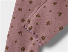 Name It twilight mauve kløver hulmønster leggings